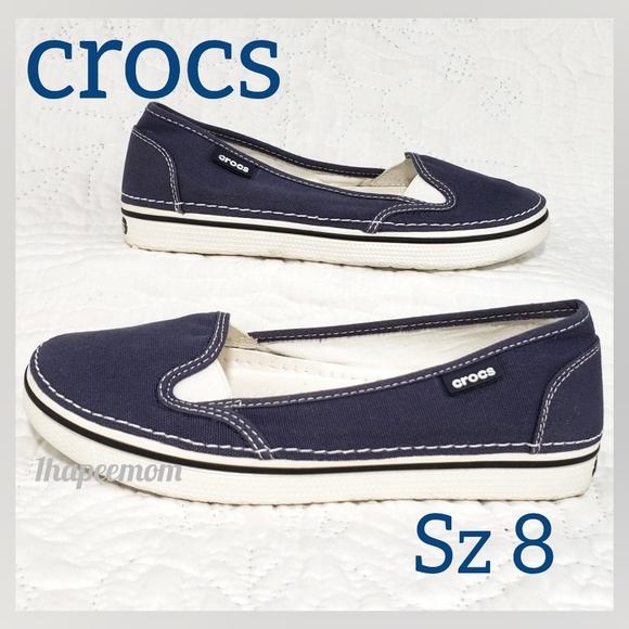 crocs denim shoes